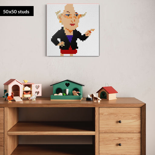 50*50studs, 40*40cm, 15,75*15,75inch