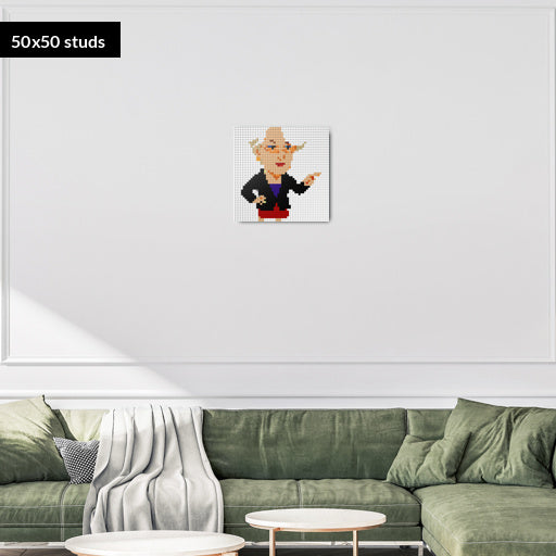 50*50studs, 40*40cm, 15,75*15,75inch