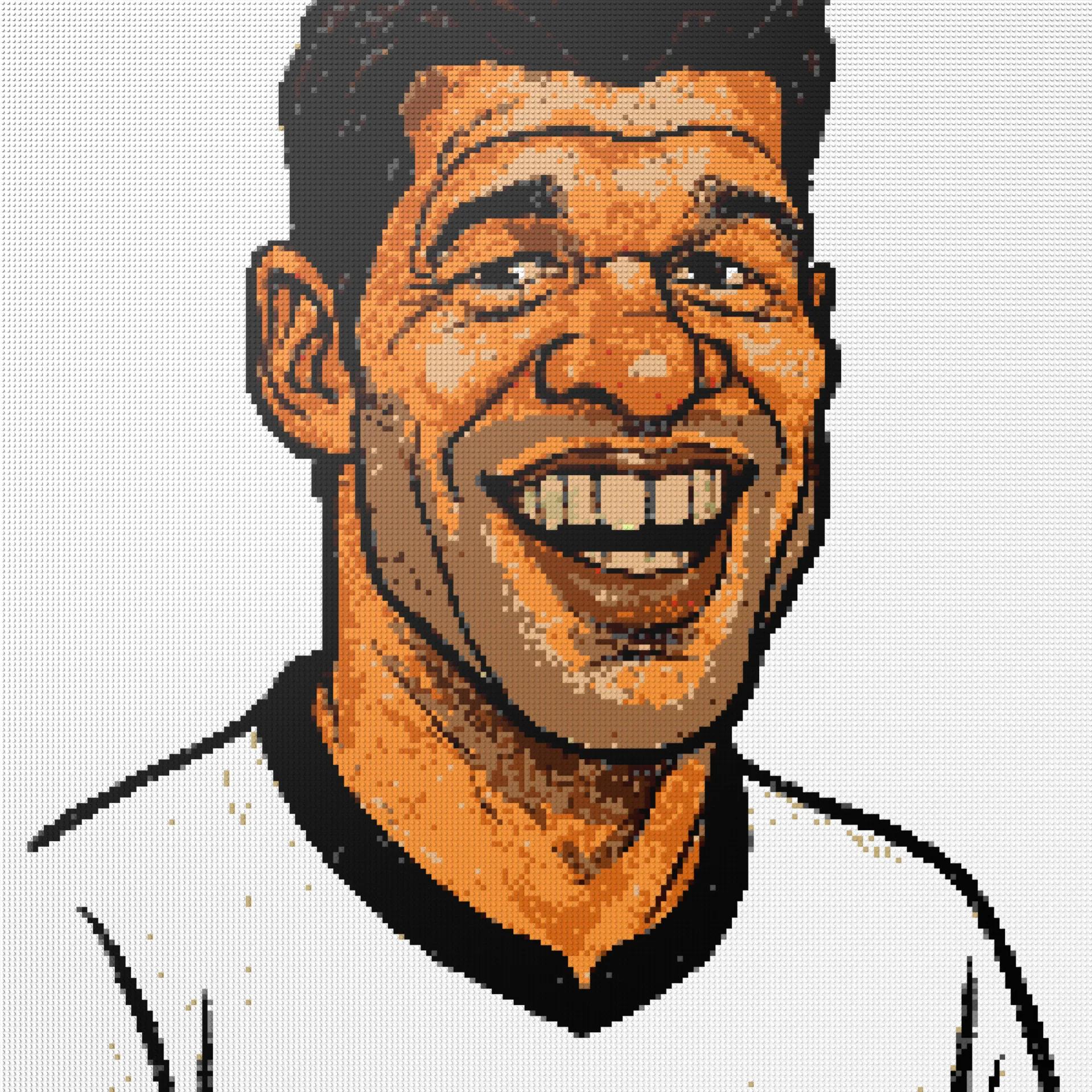 200*200studs, 160*160cm, 63*63inch