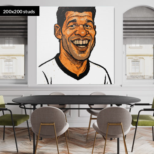 200*200studs, 160*160cm, 63*63inch