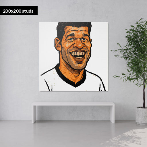 200*200studs, 160*160cm, 63*63inch