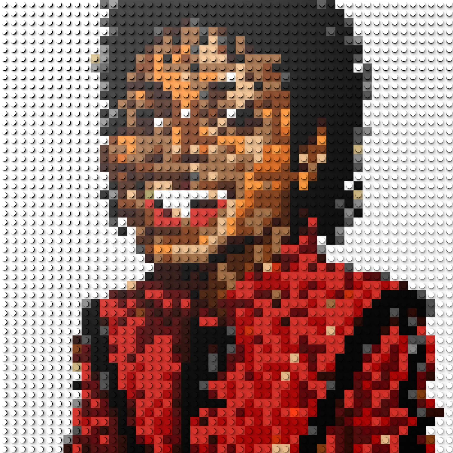 50*50studs, 40*40cm, 15,75*15,75inch
