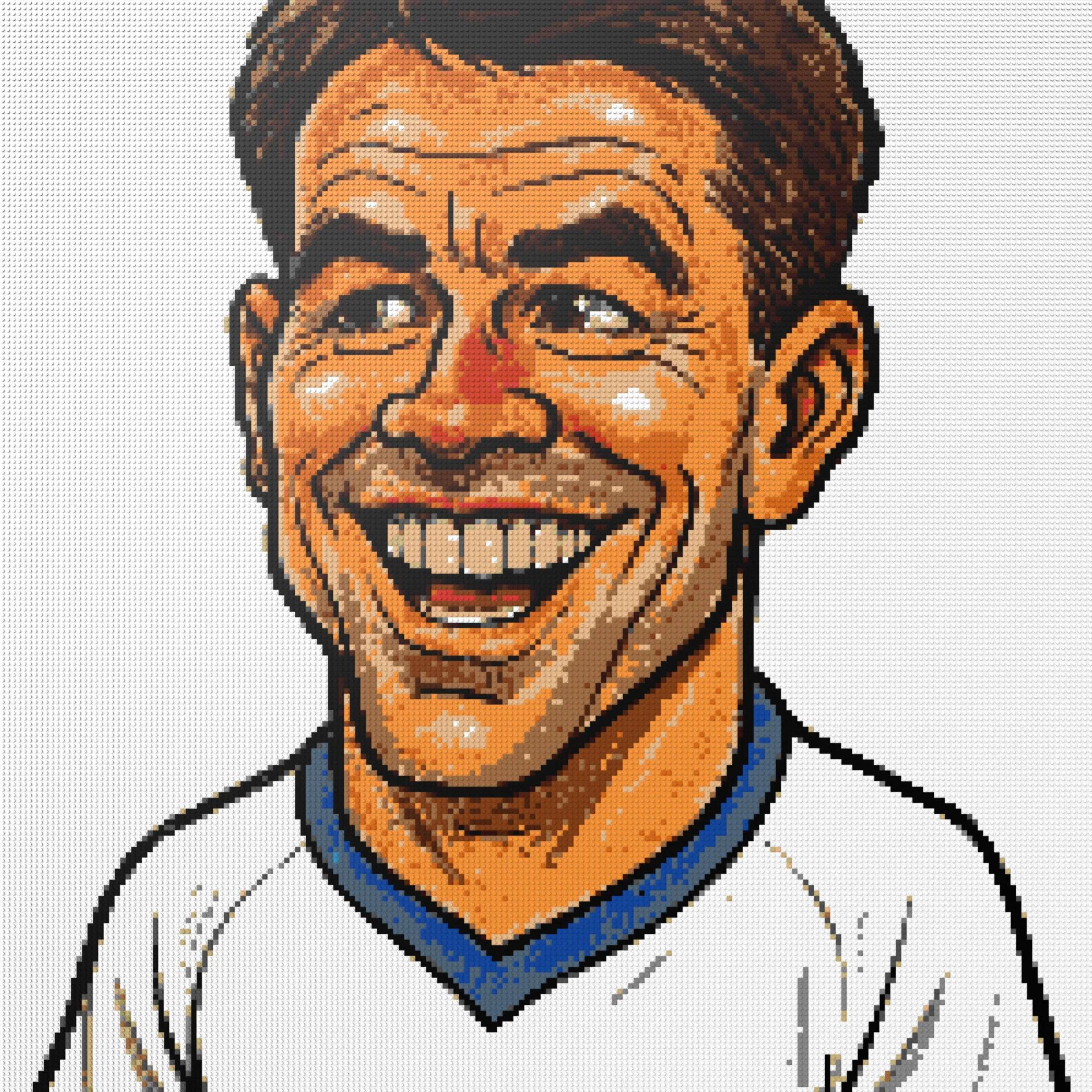 200*200studs, 160*160cm, 63*63inch