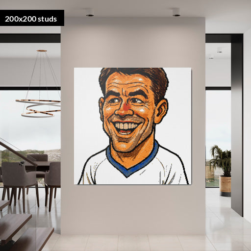 200*200studs, 160*160cm, 63*63inch