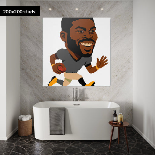 200*200studs, 160*160cm, 63*63inch