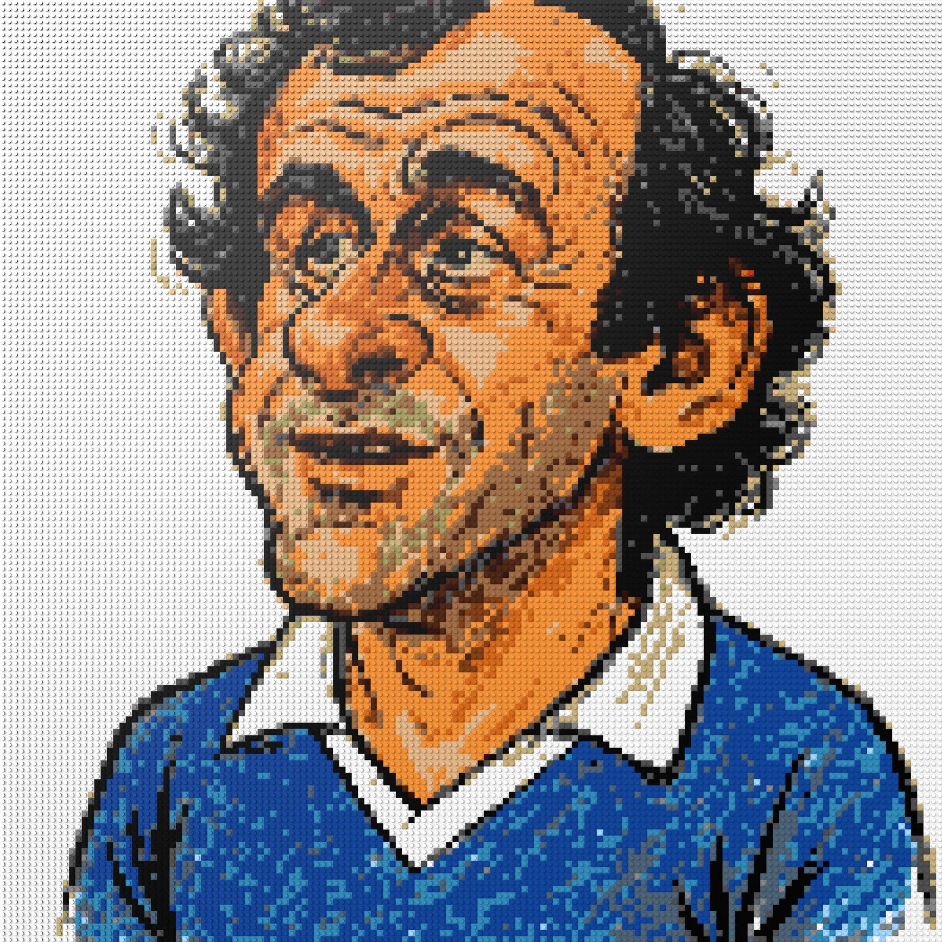 150*150studs, 120*120cm, 47,25*47,25inch