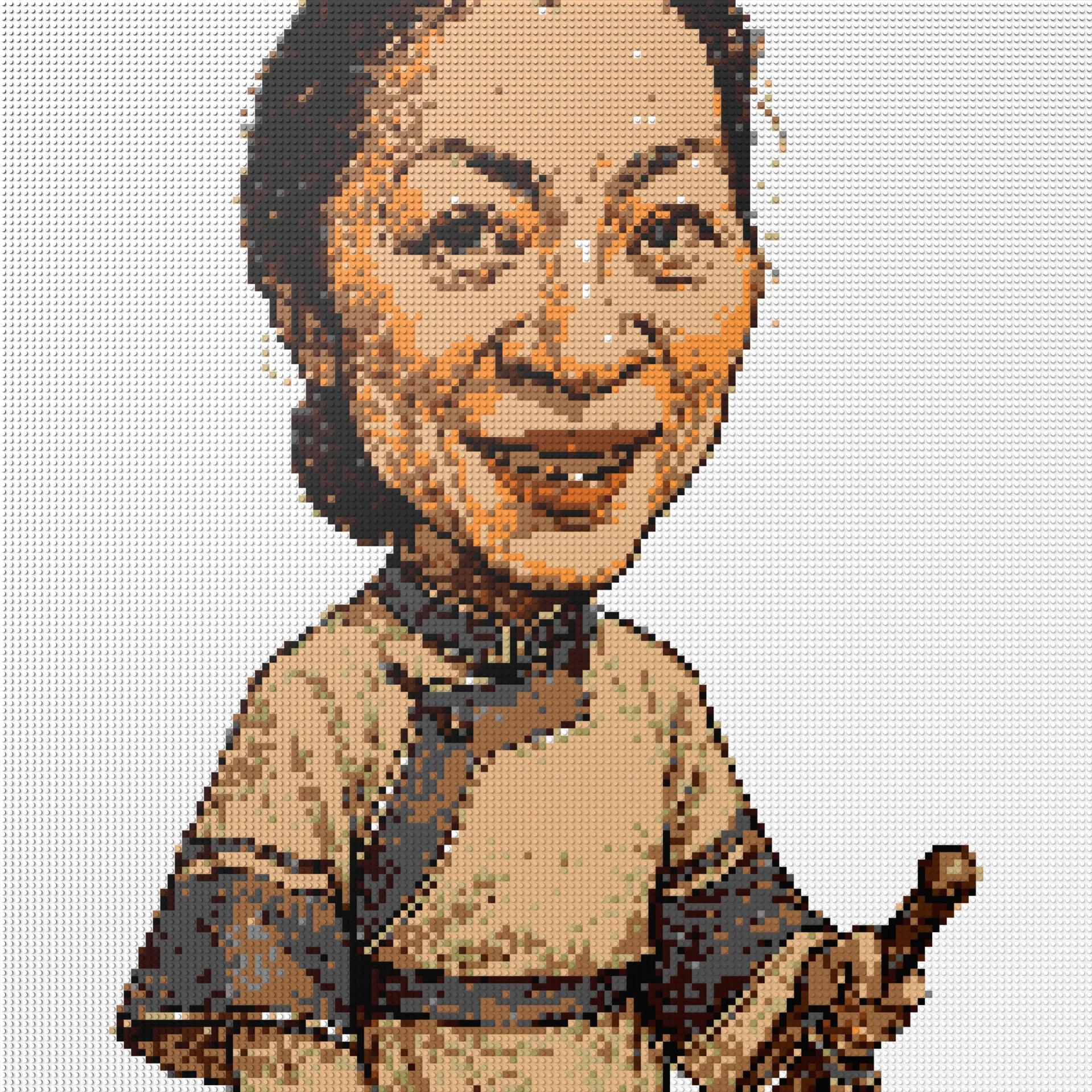 150*150studs, 120*120cm, 47,25*47,25inch