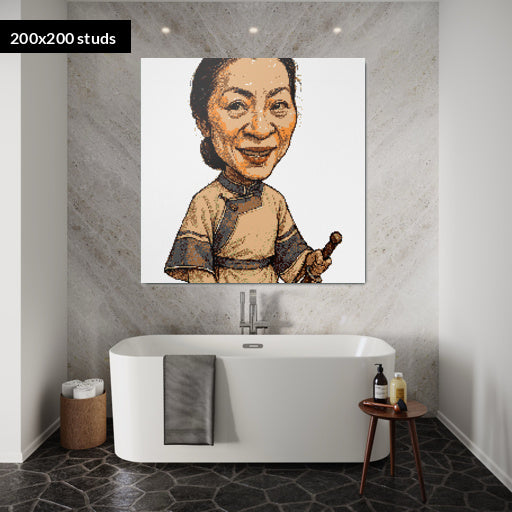 200*200studs, 160*160cm, 63*63inch