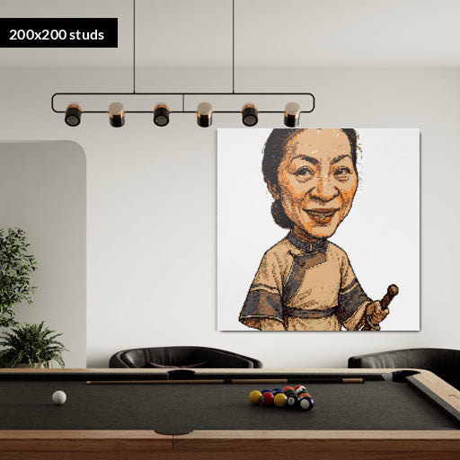 200*200studs, 160*160cm, 63*63inch