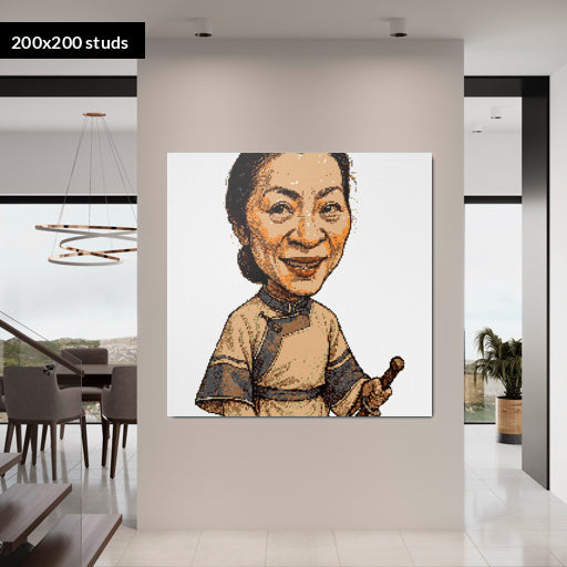 200*200studs, 160*160cm, 63*63inch