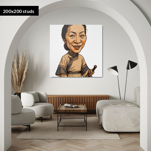 200*200studs, 160*160cm, 63*63inch