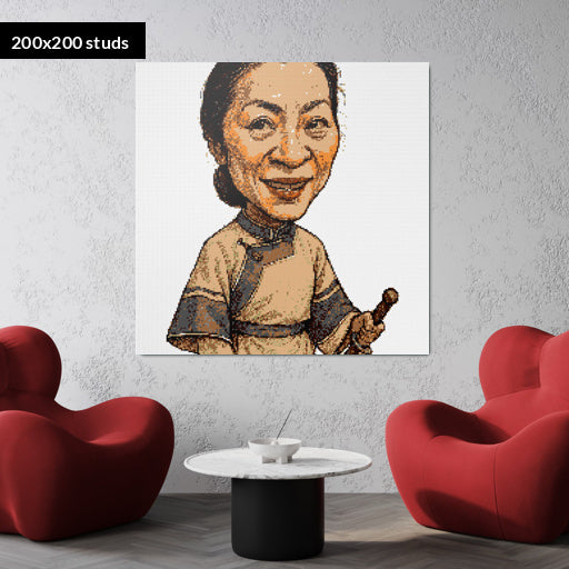 200*200studs, 160*160cm, 63*63inch