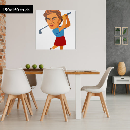 150*150studs, 120*120cm, 47,25*47,25inch