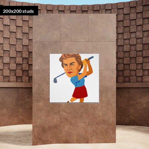 200*200studs, 160*160cm, 63*63inch
