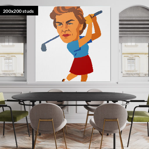 200*200studs, 160*160cm, 63*63inch