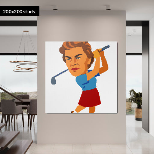 200*200studs, 160*160cm, 63*63inch
