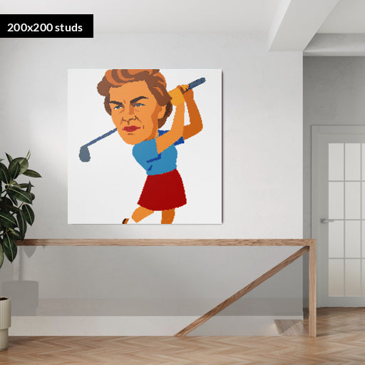 200*200studs, 160*160cm, 63*63inch