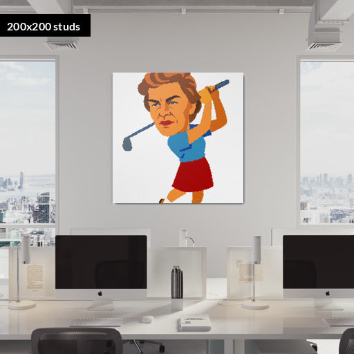 200*200studs, 160*160cm, 63*63inch