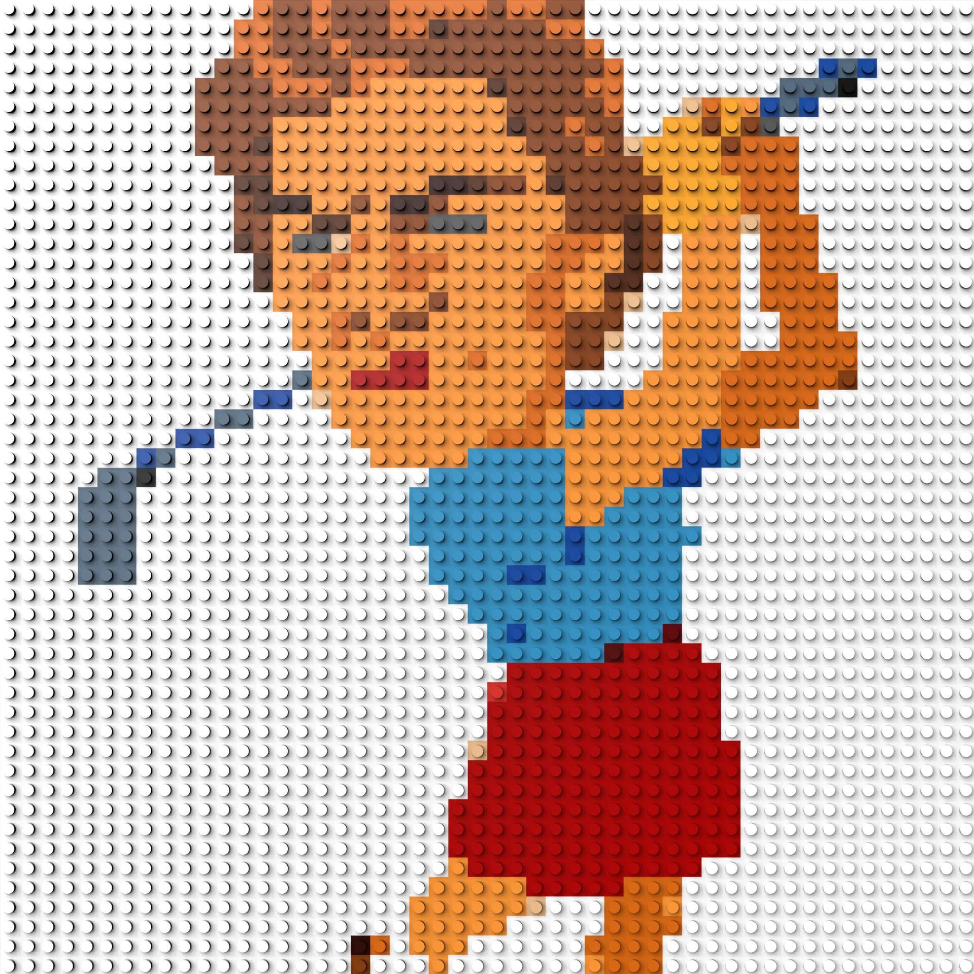 50*50studs, 40*40cm, 15,75*15,75inch