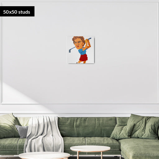 50*50studs, 40*40cm, 15,75*15,75inch