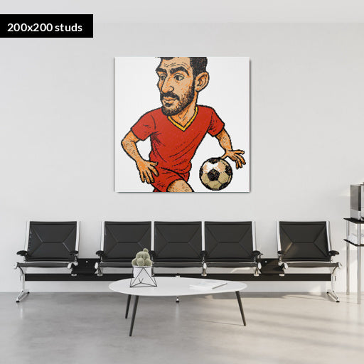 200*200studs, 160*160cm, 63*63inch