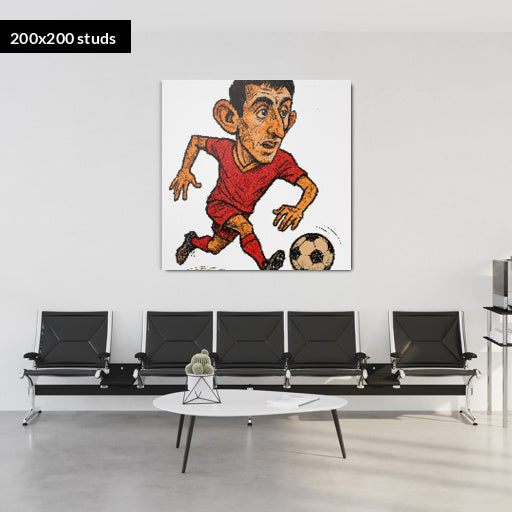 200*200studs, 160*160cm, 63*63inch