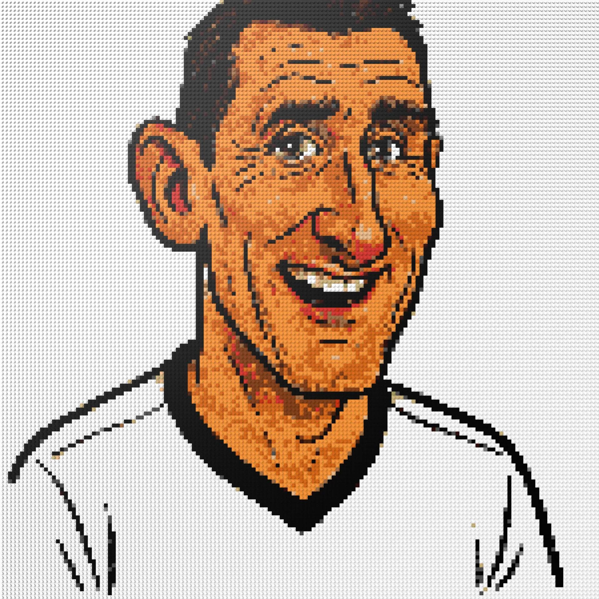 150*150studs, 120*120cm, 47,25*47,25inch