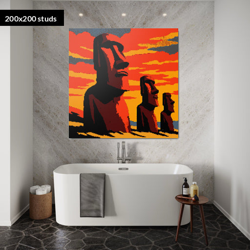 200*200studs, 160*160cm, 63*63inch