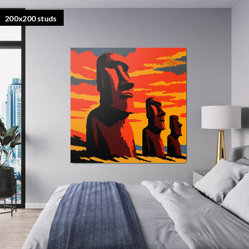 200*200studs, 160*160cm, 63*63inch