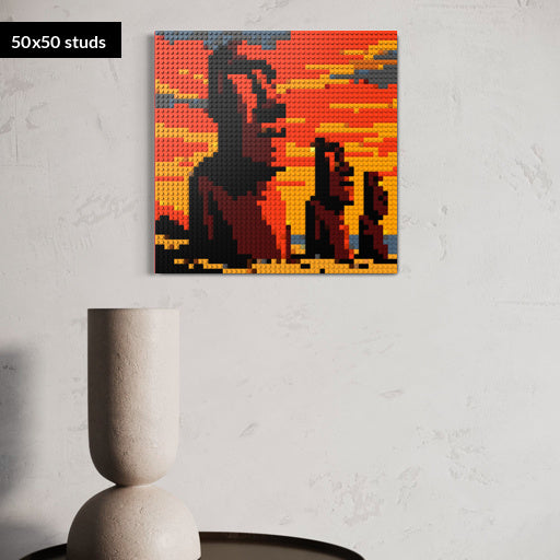 50*50studs, 40*40cm, 15,75*15,75inch