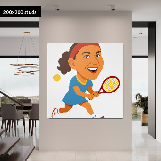 200*200studs, 160*160cm, 63*63inch