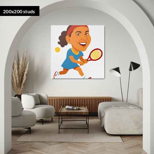 200*200studs, 160*160cm, 63*63inch