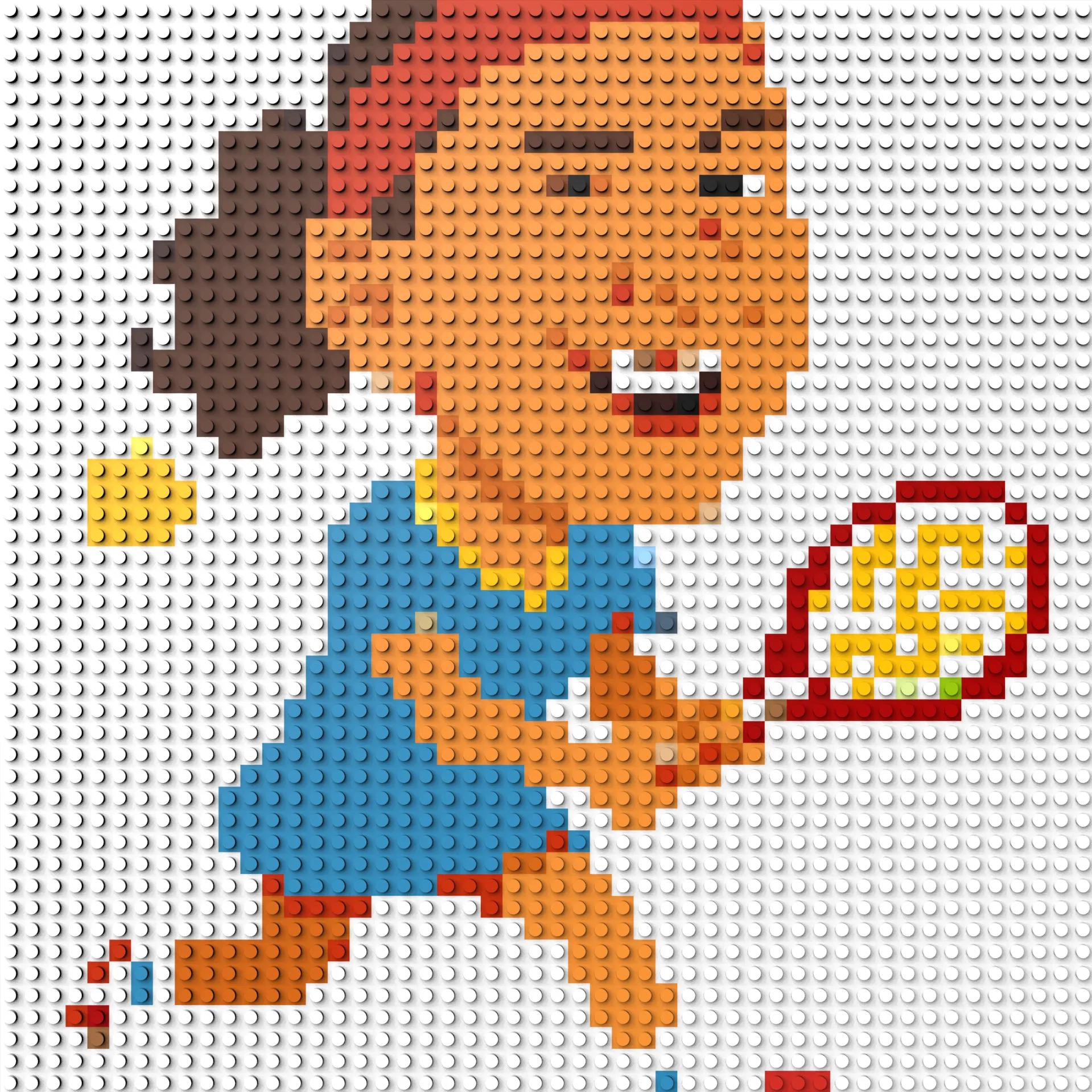 50*50studs, 40*40cm, 15,75*15,75inch