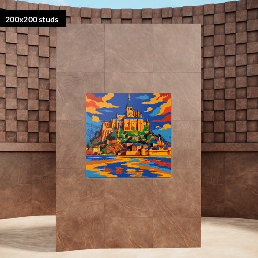 200*200studs, 160*160cm, 63*63inch