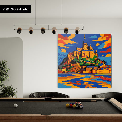 200*200studs, 160*160cm, 63*63inch