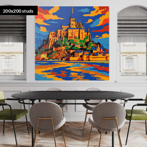200*200studs, 160*160cm, 63*63inch