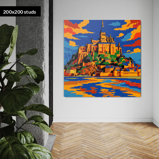 200*200studs, 160*160cm, 63*63inch