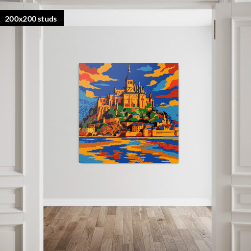 200*200studs, 160*160cm, 63*63inch