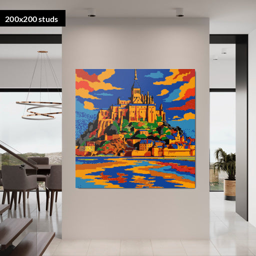 200*200studs, 160*160cm, 63*63inch