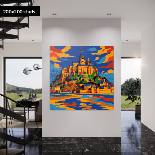 200*200studs, 160*160cm, 63*63inch