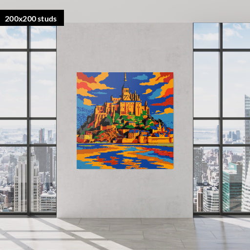 200*200studs, 160*160cm, 63*63inch