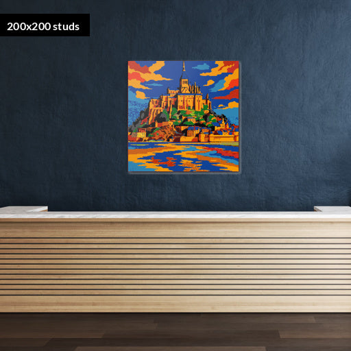 200*200studs, 160*160cm, 63*63inch