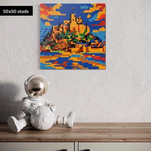 50*50studs, 40*40cm, 15,75*15,75inch