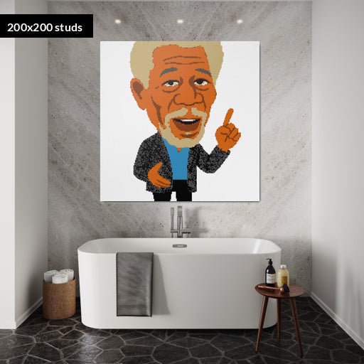 200*200studs, 160*160cm, 63*63inch