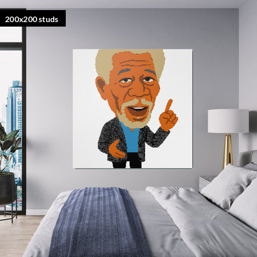 200*200studs, 160*160cm, 63*63inch