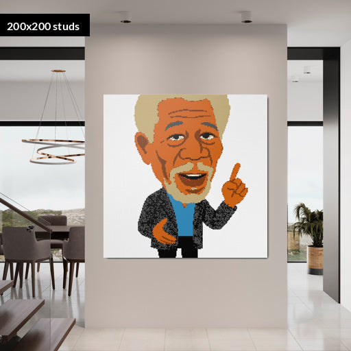 200*200studs, 160*160cm, 63*63inch
