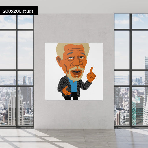 200*200studs, 160*160cm, 63*63inch