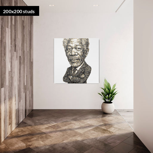 200*200studs, 160*160cm, 63*63inch