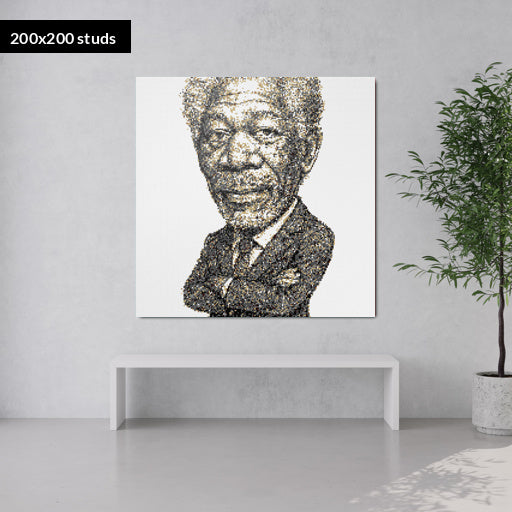 200*200studs, 160*160cm, 63*63inch