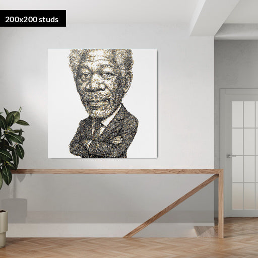 200*200studs, 160*160cm, 63*63inch